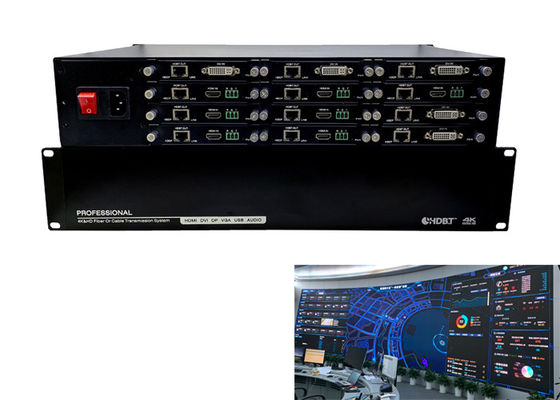 12 cổng HDBT Transmitter Extender Hdbaset To Hdmi Converter 4k