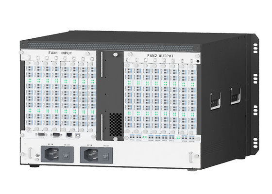 17 khe cắm Sợi quang Kvm Trình phát và đầu nhận nút Kvm qua sợi quang