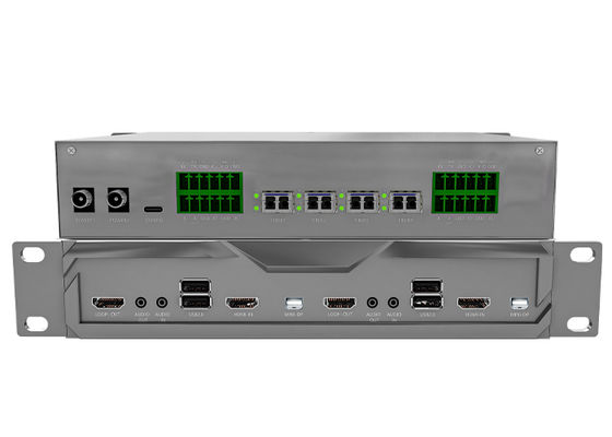 Bộ phát/thu KVM qua cáp quang cho Ma trận KVM, hỗ trợ hiển thị 4K60 mật độ cao, sẵn sàng cho Agent