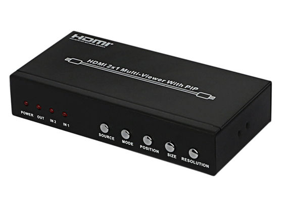 DC 5V 1A PIP Cổng HDMI 2x1 MultiViewer Loại đầu vào Nữ