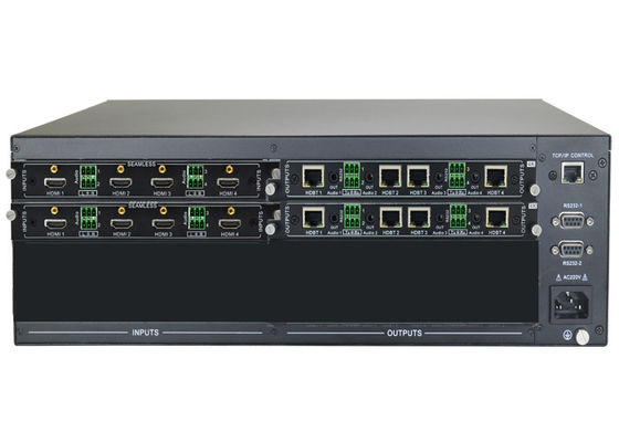Bộ chuyển đổi ma trận video EDID 4K liền mạch 8 Đầu vào HDMI 8 Đầu ra HDBaseT