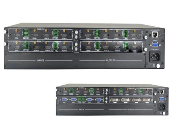 8 đầu vào và 8 đầu ra Bộ chuyển mạch ma trận video HDMI Hỗ trợ điều khiển web và điều khiển RS-232, Ethernet