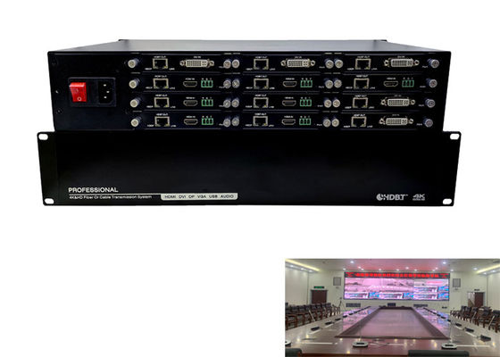 CAT5e / 6/7 12 cổng HDMI HDBaseT Extender Splitter PoC Dual IR RS232 3D