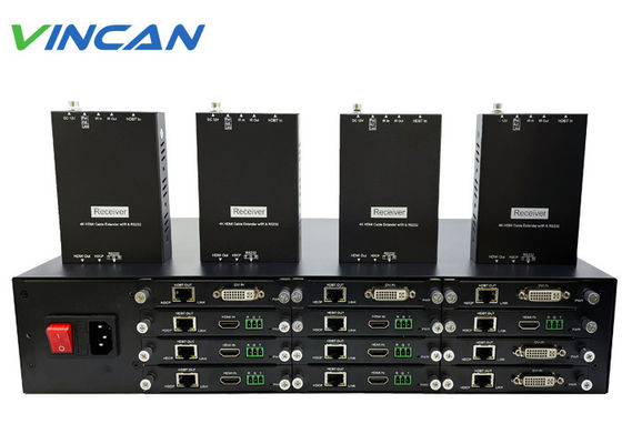 UHD 1080p 1x12 HDMI HDBaseT Extender / Splitter + Receiver 195ft