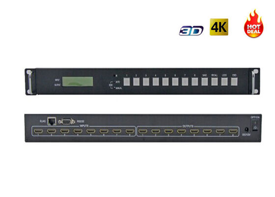 Bộ chuyển mạch ma trận 8x8 4Kx2k 30Hz 3D IR 1080P HDMI 1.4 8 IN 8 OUT