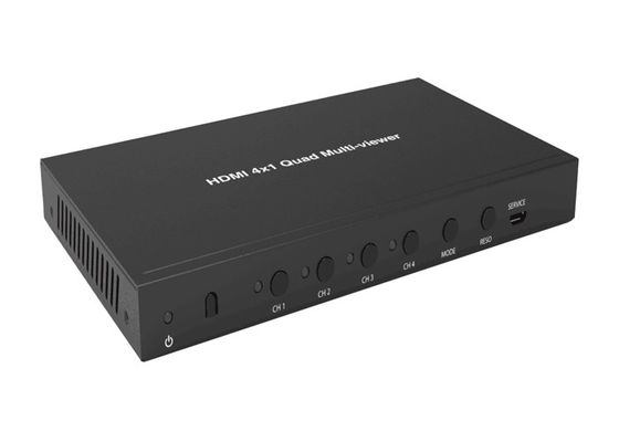 4 đầu vào HDmi 4K Quad Multiviewer với đầu ra 1XHDMI và đầu ra 1XVGA