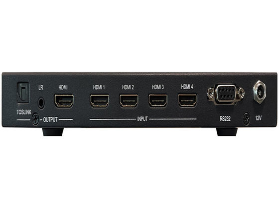 4x Input và 1x Output Seamless UHD Video Switcher với điều khiển đa dạng