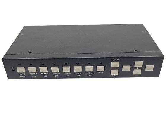 5x đầu vào và 2x đầu ra Bộ chuyển đổi video UHD liền mạch với Multiview và điều khiển KVM