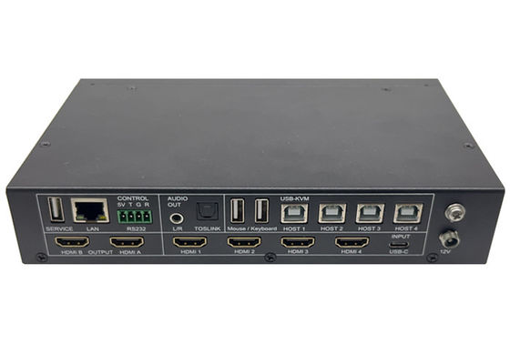 5x đầu vào và 2x đầu ra Bộ chuyển đổi video UHD liền mạch với Multiview và điều khiển KVM