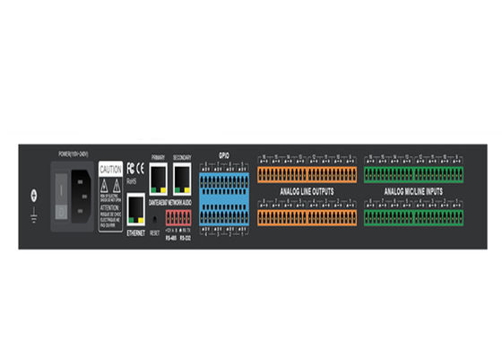 Phạm vi động 100dB Dante Audio Controller 7.9 X 5.9 X 2.2 Trong tương thích Windows / Mac