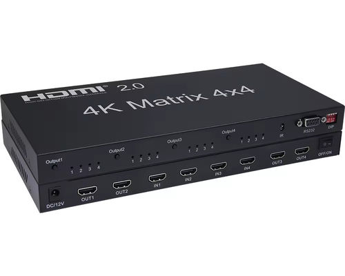 Máy chuyển mạch ma trận 4x2 HDMI với máy thu âm