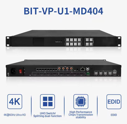 Bộ chuyển đổi ma trận video cho đầu vào và đầu ra 4/4 lên đến 4Kx2k 60Hz