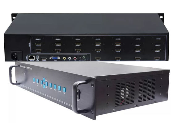 Máy điều khiển tường video LCD màn hình đa màn hình liền mạch, chuyển đổi tín hiệu thời gian thực