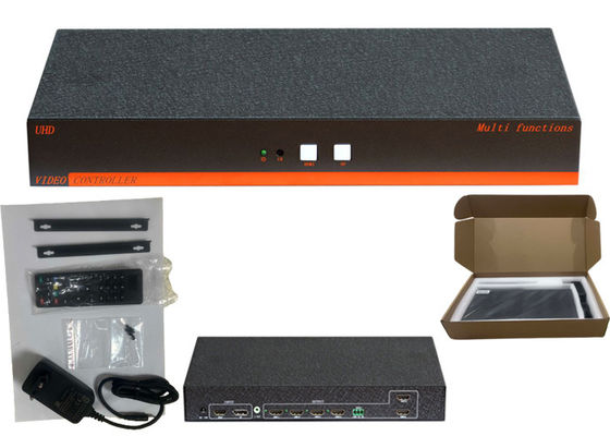 Serial Port D-type Connector HDMI Video Wall Controller 2x1 Wall Modes Hỗ trợ ODM