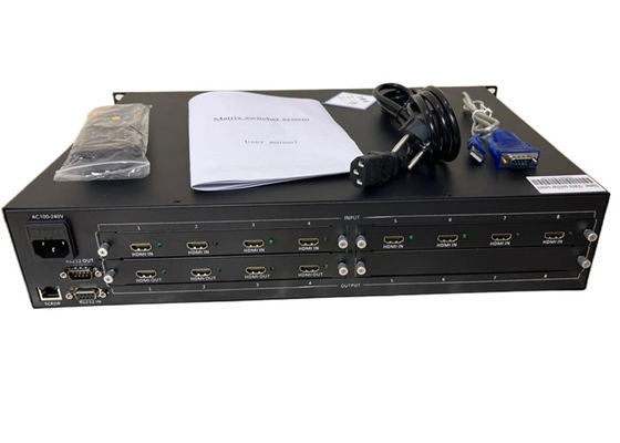 8 trong 4 HDMI Out Matrix Switcher quản lý hiệu quả nhiều thiết bị
