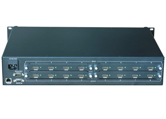 8x8 4x4 HDMI Matrix Switcher HDCP phù hợp Các tùy chọn điều khiển Ethernet