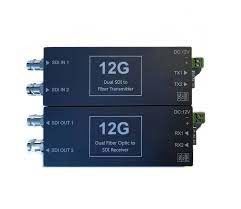 12G SDI 4K Fiber Extender - Truyền hình không nén để phát sóng
