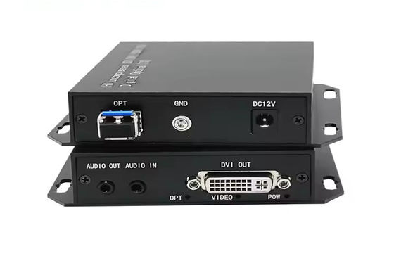 DVI Fiber Optic Extender. 20km 1080p@60Hz truyền. DVI-D Dual Link.