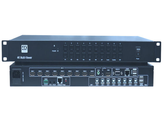 Bộ chuyển mạch liền mạch Winlink WL-0901M 9x1 4K HDMI với Multiview và Scaler