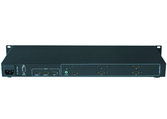 1 đầu vào 4 đầu ra Bộ điều khiển tường video không đều với giao diện HDMI1 HDMI2 và DP