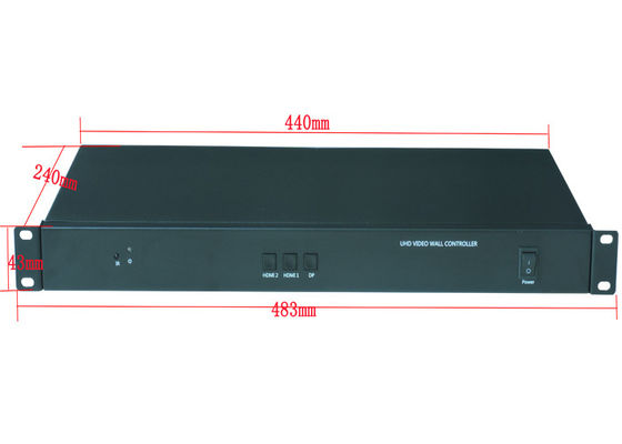 Bộ điều khiển tường video tùy chỉnh hình dạng đặc biệt 1x6 Bộ xử lý ghép hình dạng linh hoạt