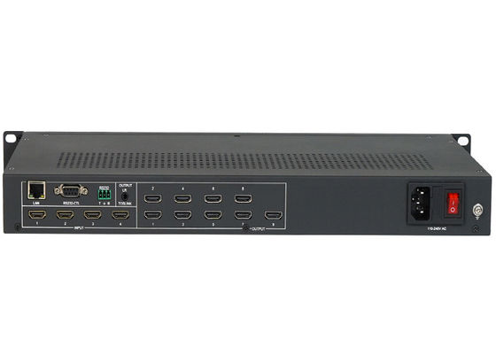 Bộ xử lý tường video 3x3 HDMI với 4 đầu vào 9 đầu ra
