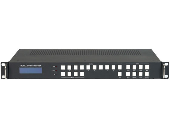 3x4 2x4 3x3 Hdmi 4k Quad Video Wall Processor với 4 đầu vào 12 đầu ra