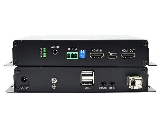 4K HDMI Optical Extender Over Fiber 60Hz HDMI 2.0b & 10KM Giao diện LC