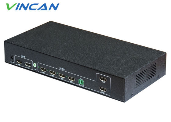 Bộ điều khiển video wall 6 kênh 2x3 3x2 với điều khiển RS232 để ghép 6 TV