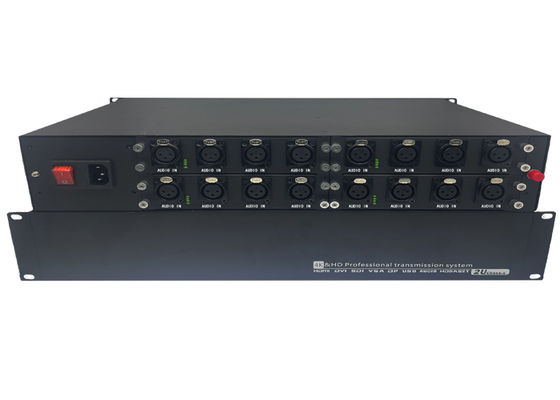 Bộ mở rộng âm thanh cáp quang 8-ch 6-ch với vỏ 1 u