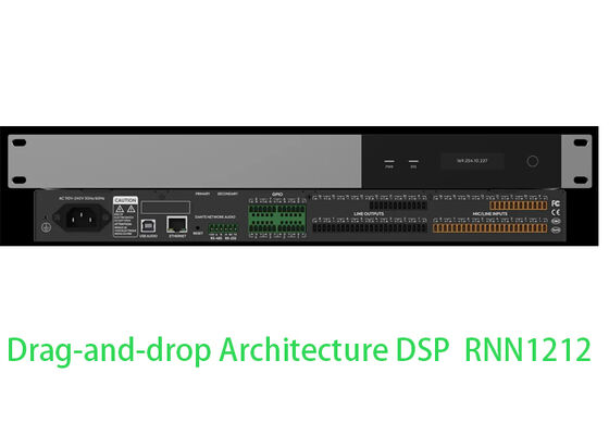 DSP Audio Processor Conference Room DSP  AEC Audio Processor | Drag-and-Drop Control System