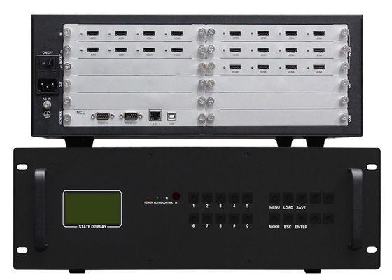 Bộ xử lý video tường HDMI 1920 * 1200 60HZ 8 kênh trong 12 kênh ra