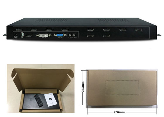 Bộ chia HDMI 1 đầu vào 9 đầu ra với chức năng treo tường Bộ điều khiển treo tường video 1x9 HDMI với 3x3