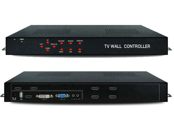 Bộ điều khiển treo tường video 1 trong 6 đầu ra HDMI 2x3 nhân ma trận 2x2