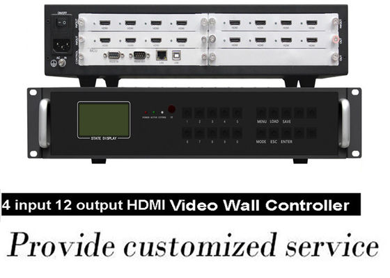Bộ điều khiển tường video 3x2 2x4 2x3 HDMI với CE RoHs FCC đã được thông qua
