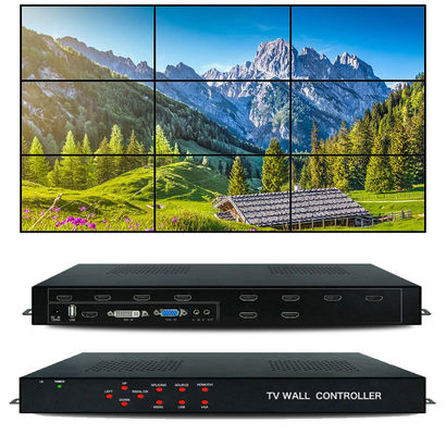 Đa định dạng Bộ điều khiển treo tường TV LCD HDmi 3x3 2x3 tốt nhất Bộ xử lý video treo tường HDMI