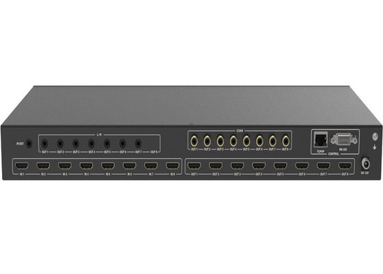 Chức năng ARC Bộ chuyển mạch ma trận HDMI 18Gbps 8x8 với vỏ kim loại