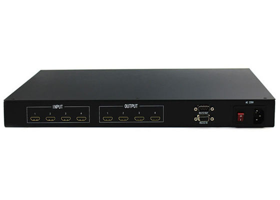 Bộ chuyển mạch ma trận 4K 30Hz 20W 4x4 HDMI với HDCP 3D màu sâu