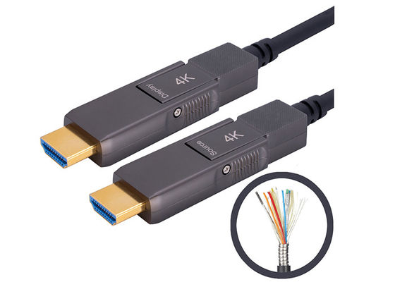 Cáp quang HDMI hoạt động 200CU 4k bọc thép Loại D đến Loại D