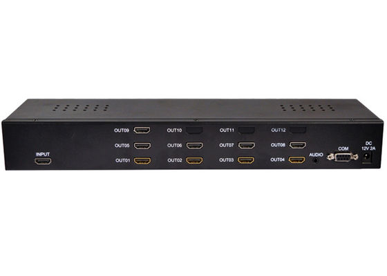 Bộ xử lý tường video 4k * 2k 60Hz 3x3 HDMI với HDMI 1 Đầu vào 9 Đầu ra