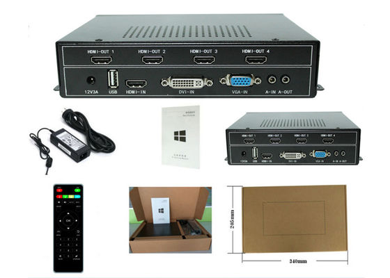 Bộ điều khiển tường video 1080P 2x2 HDMI Bộ xử lý tường video 1x4 HDMI