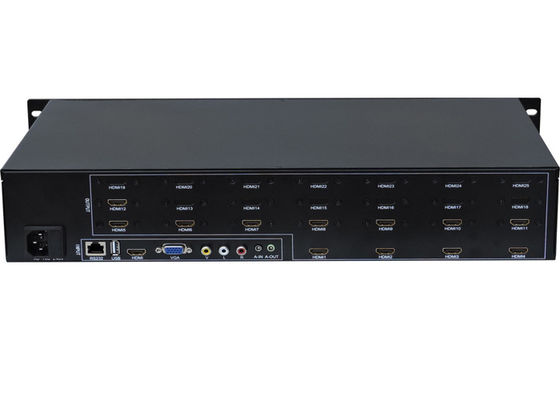 HDmi 2x2 3x4 2x6 2x5 LCD Bộ điều khiển ma trận treo tường Video với Điều khiển RS232 cho 12 Ghép nối TV