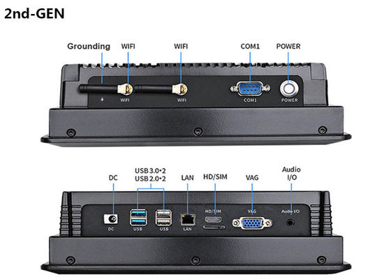 CE RoHS được phê duyệt 8 Inch Industrial Touchscreen Panel PC với IP65 Thiết kế PC Industrial Panel chống nước