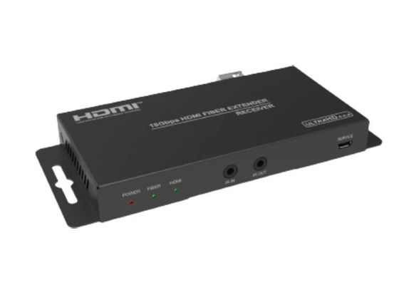 18Gbps video 2.0 HDMI qua bộ mở rộng cáp quang với giải nén âm thanh