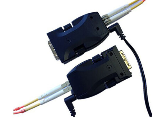 Bộ mở rộng cáp quang mini DVI Băng thông 1,65Gbps trên cáp quang hai lõi
