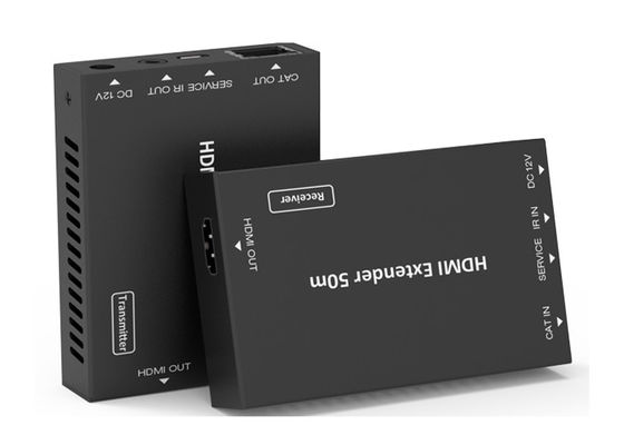 Bộ mở rộng video HD 18Gbps 50 mét HDMI qua Vỏ kim loại CAT