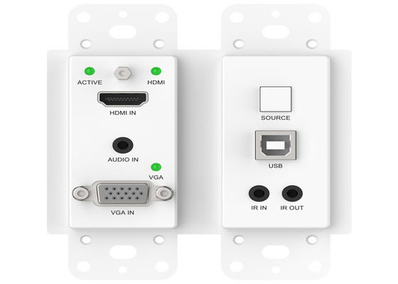 Định dạng âm thanh Lpcm Hdbaset Extender 91.8x104.8x43mm Wallplate