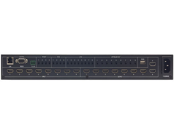 6x6 8k 8 x 8 HDMI Matrix Switcher HDMI Matrix 18GBPS Kết nối liền mạch