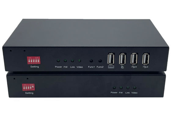 4k hdmi & usb kvm qua bộ mở rộng cáp quang