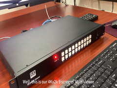 HDMI chuyên nghiệp 9x1 Multi-Viewer với chuyển đổi liền mạch